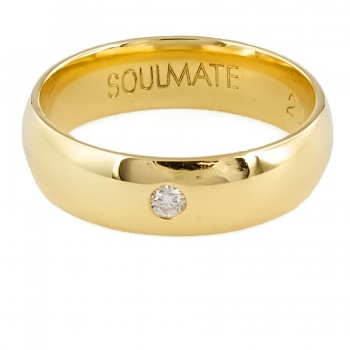 18ct gold Diamond Wedding Ring size S